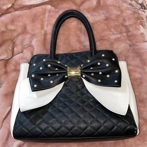 Betsy Johnson Bow Handbag